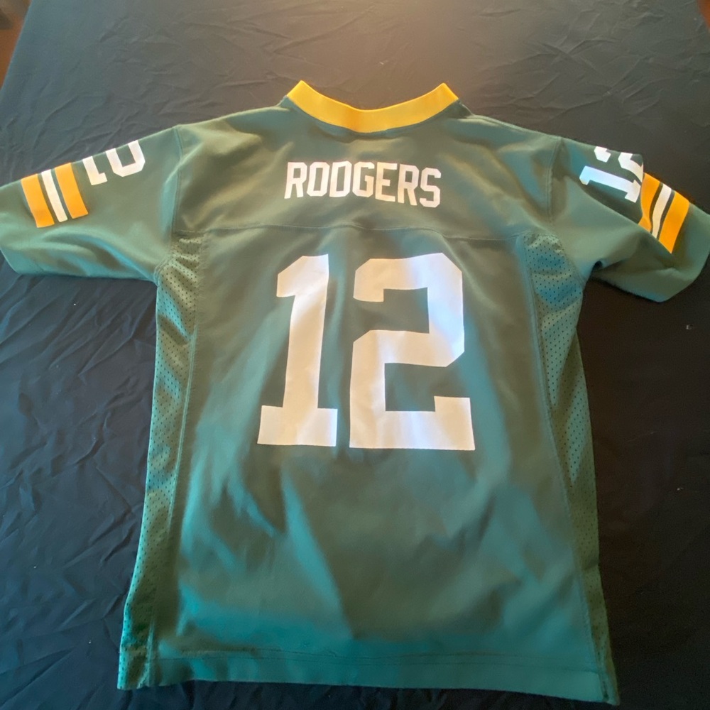 Green and Gold Football Jersey #12
